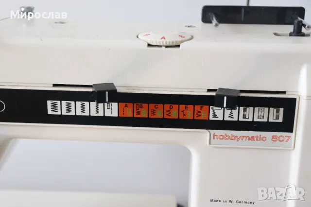 PFAFF HOBBYMATIC 807  УПОТРЕБЯВАНА ШЕВНА МАШИНА , снимка 6 - Шевни машини - 49596704