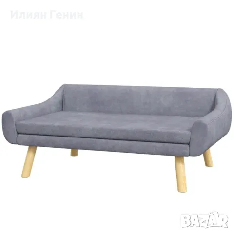 Диван за кучета PawHut Pet Sofa, скандинавски дизайн, сваляща се тапицерия, кадифен вид