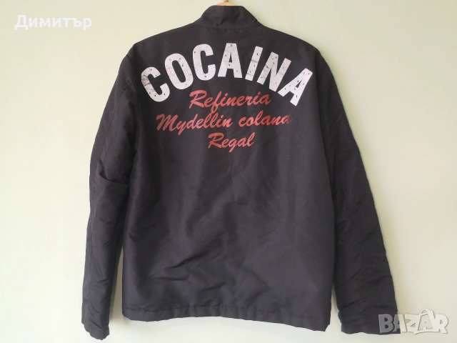 Оригинално яке на Dolce Gabbana D&G Cocaina размер Large fashion , снимка 2 - Якета - 53491894