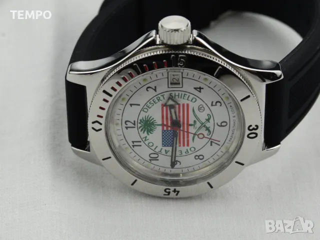 ВОСТОК АМФИБИЯ АВТОМАТИЧЕН -“DESERT SHIELD” ref: 120065, снимка 11 - Мъжки - 42202023