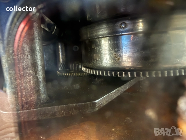 Стар грамофон с фуния  "His Master's Voice". №7771, снимка 9 - Антикварни и старинни предмети - 52839486