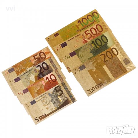 Комплект 8 евро банкноти, снимка 2 - Нумизматика и бонистика - 39831879