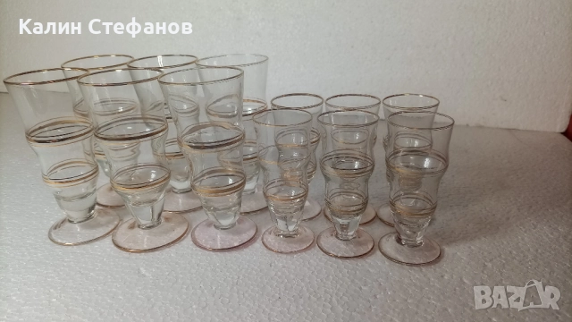 Два комплекта ретро чашки за концентрат по 6 бр, 50мл и 110 мл, снимка 7 - Чаши - 51641387