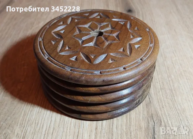 кутийка дървена масив за ценители 