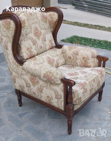 Фотьойл Луи XVI, снимка 2 - Дивани и мека мебел - 45771033