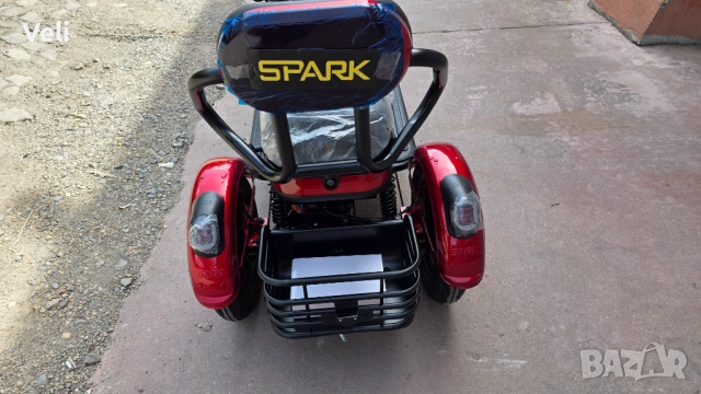 Електрическа двуместна триколка 1500W,60V, снимка 2 - Мотоциклети и мототехника - 51611771