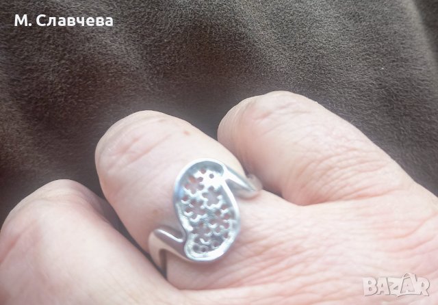 Сребърни пръстени, снимка 10 - Пръстени - 39359877