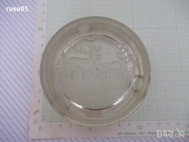 Пепелник стар стъклен, снимка 4 - Колекции - 51239969