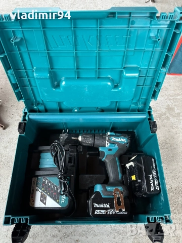 Makita DHP847 2024г. ударен винтоверт, снимка 8 - Винтоверти - 52677034