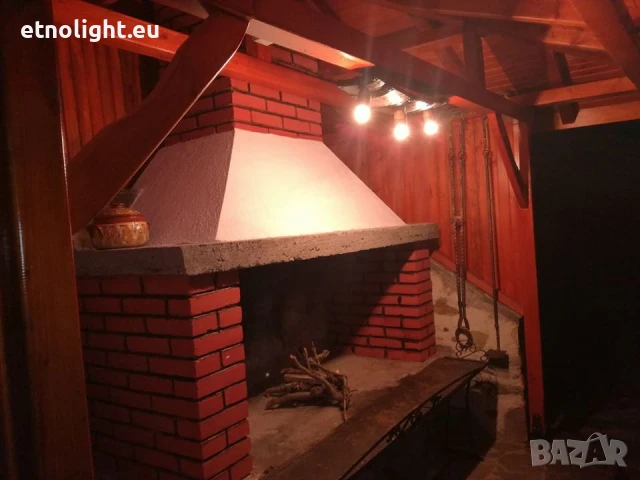 Полилеи от автентични дъбови бъчви,бурета с ръчно изработени дървени чашки!, снимка 12 - Полилеи - 50915528