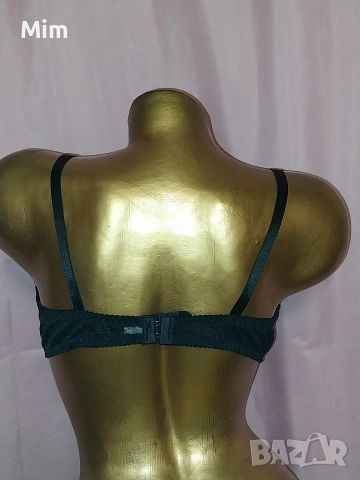 Belsira 4XL Черен сатенен сутиен , снимка 2 - Бельо - 52832859