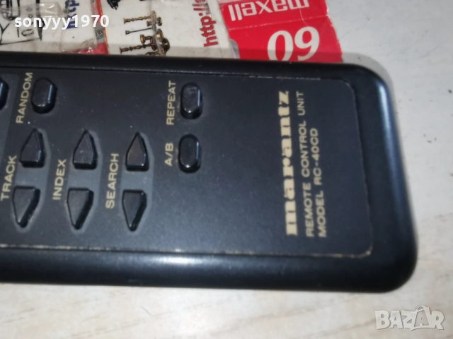 MARANTZ RC-40CD AUDIO REMOTE-SWISS 1912251519, снимка 9 - Ресийвъри, усилватели, смесителни пултове - 52848310