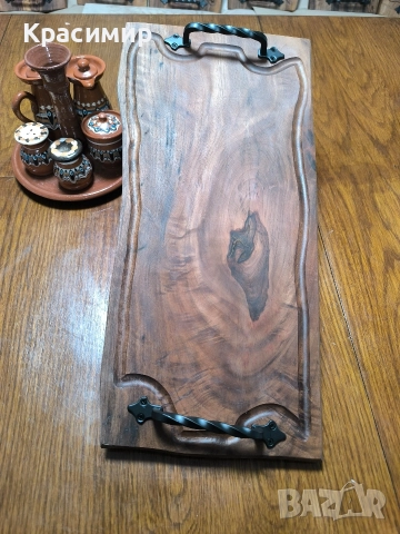 Орехови Дъски и Плата за Мезета, снимка 10 - Аксесоари за кухня - 49214477