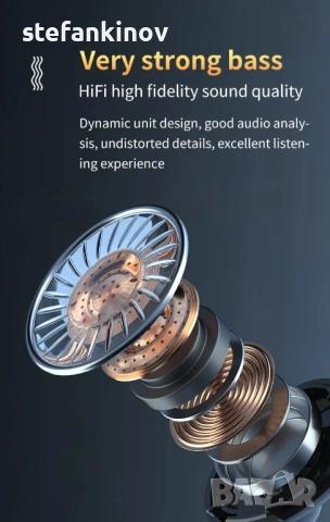 Безжични слушалки M10, TWS, Bluetooth 5.1, 2000mAh батерия, снимка 9 - Слушалки и портативни колонки - 52814887