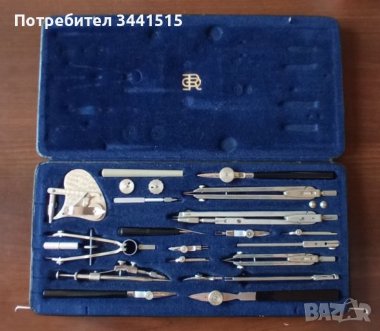 Комплект прецизни пергели Richter Co. Precision Copernicus XII , снимка 3 - Антикварни и старинни предмети - 43448470