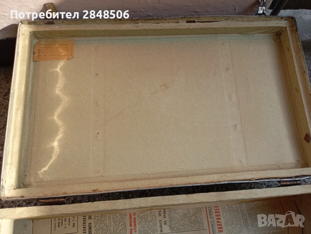 Продавам ретро куфар от 40-те години , снимка 8 - Куфари - 50645336