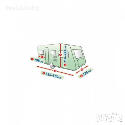 Покривало за каравана Kegel Mobile Garage - Размер 550ER 525-550см, снимка 4 - Аксесоари и консумативи - 37808083