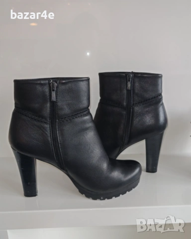 Боти естествена кожа, 40 номер, Gotti, черни, снимка 9 - Дамски боти - 53231146
