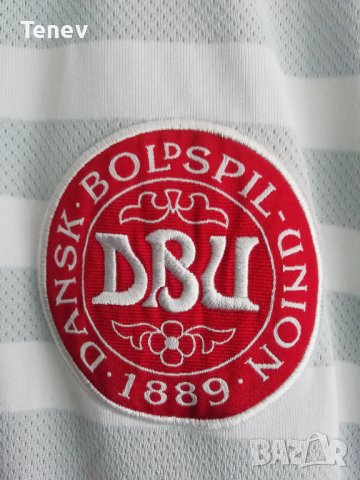 Denmark Adidas оригинална тениска футболна фланелка Дания Национален Отбор размер S, снимка 5 - Тениски - 37571159