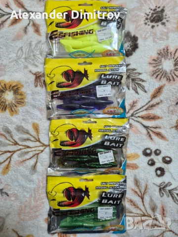 Силиконови примамки, снимка 6 - Стръв и захранки - 53343862