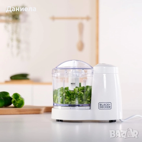 Чопър Black+Decker BXCH120E 120 W, 350 ml, снимка 4 - Чопъри и пасатори - 51589636