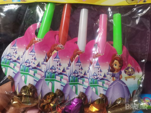 Sophia София принцеса Свирка свирки за детско парти рожден ден