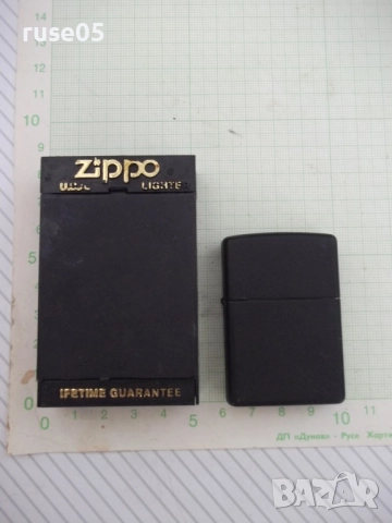 Запалка "ZIPPO" бензинова черна с камъче работеща, снимка 5 - Колекции - 51840129