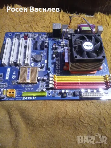 продавам дъно gigabyte ga-m52L-S3, снимка 3 - Дънни платки - 48634133