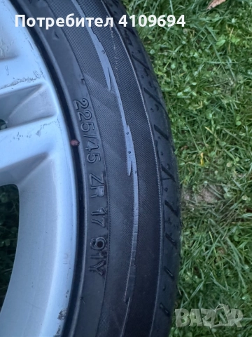 Джанти с гуми 17” Audi A4/A6, снимка 5 - Гуми и джанти - 52798453