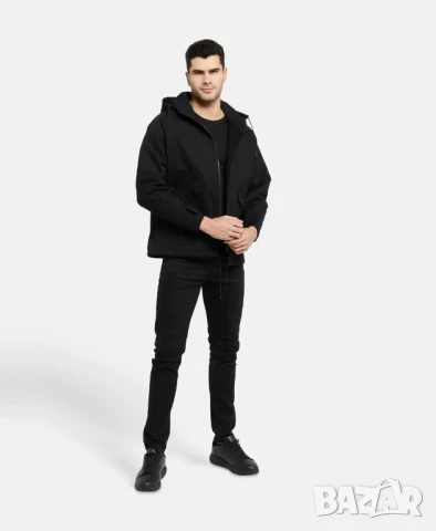 Мъжко модерно зимно яке на All Saints. Размер М-L. Цвят черен, снимка 3 - Якета - 51175305