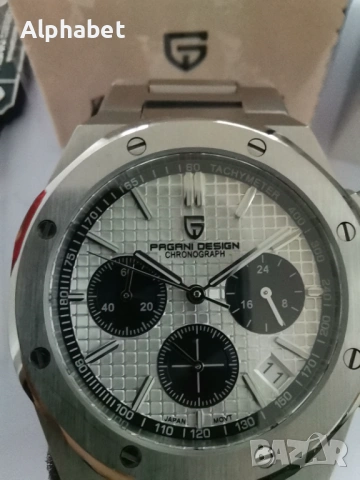 Часовник Pagani design механично-кварцов с японски механизъм seiko, снимка 12 - Мъжки - 52893906
