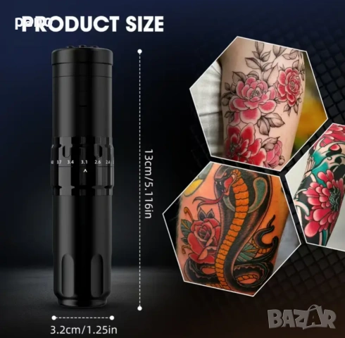 Тату машинка / Tattoo machine, снимка 3 - Друго оборудване - 53582199