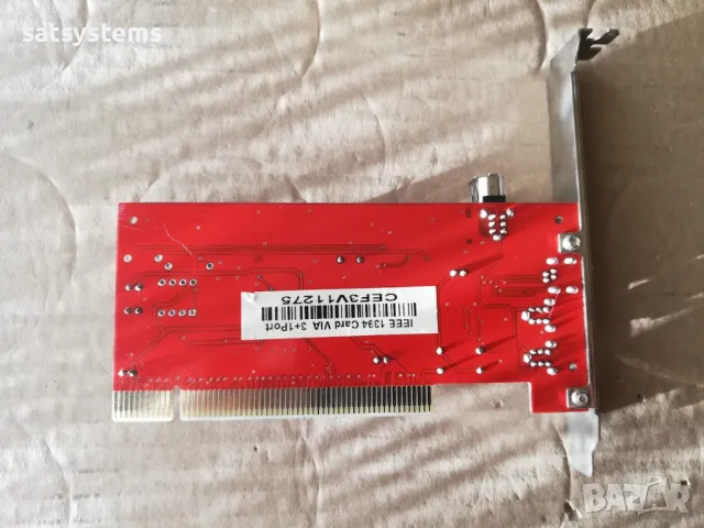 PCI 3+1 Port 1394 FireWire Adapter Card RH1394-A006, снимка 8 - Мрежови адаптери - 48095633