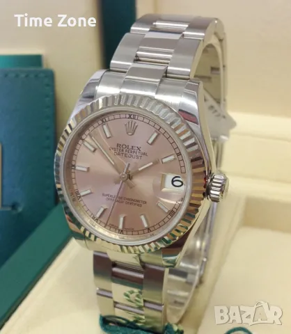Rolex Datejust 36mm Steel Pink Dial Automatic Дамски Различни Варианти, снимка 5 - Дамски - 48183173