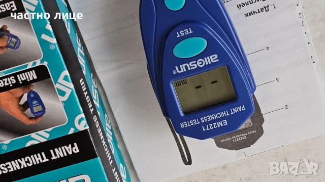 Тестер за дебелината на лаковото покритие за автомобили, снимка 2 - Друга електроника - 51242816