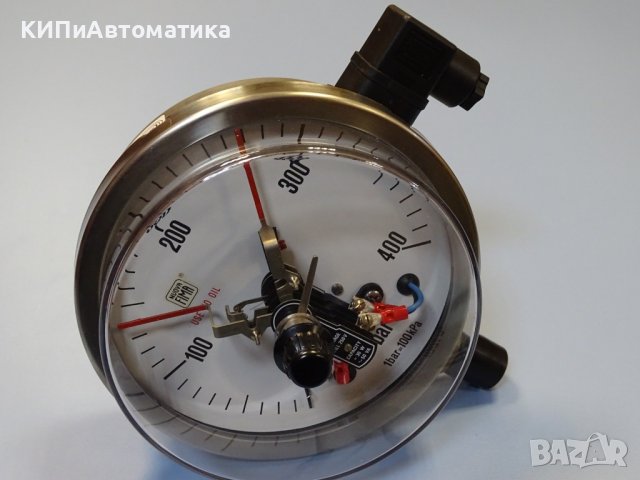 Ел. контактен Манометър Nuova Fima Ф 160, 400 bar, снимка 8 - Резервни части за машини - 39373982