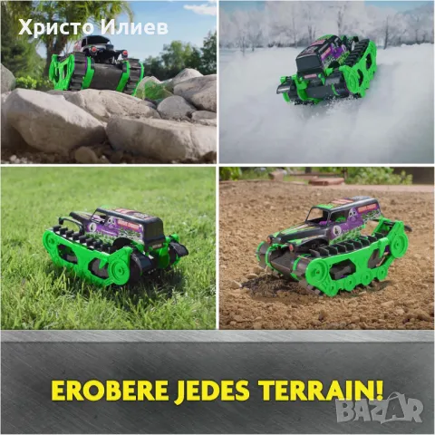 Кола Monster Jam RC с дистанционно за всякакви терени вода 1:15 Голяма, снимка 5 - Коли, камиони, мотори, писти - 48992379