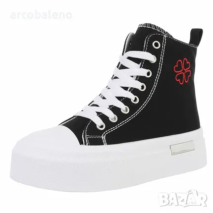 Дамски високи кецове, 5цвята , снимка 12 - Кецове - 48802736