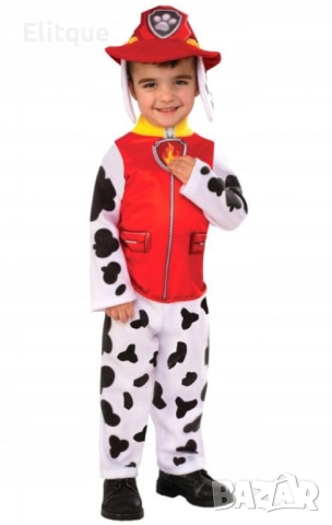 Костюм на Маршал от Пес Патрул – Готови за смели приключения, снимка 5 - Други - 52744151