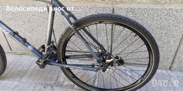 алуминиев велосипед carrera 26 цо 2x8 ск shimano аиро капли две дискови сперачки много запазено , снимка 8 - Велосипеди - 38145911