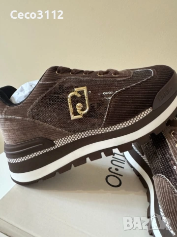 Дамски сникърси LIU JO - AMAZING 23 в кафяво, снимка 3 - Дамски ежедневни обувки - 53081779