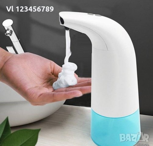 Автоматичен диспенсър за течен сапун със сензор Foaming Soap Dispenser, снимка 1 - Други - 33431054