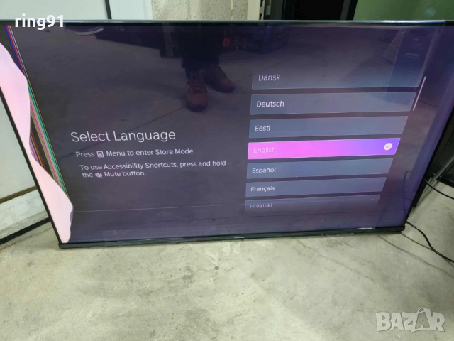 T-Con - RSAG7.820.11133/ROH VER.A TV Hisense 43E7KQ, снимка 2 - Части и Платки - 52364878