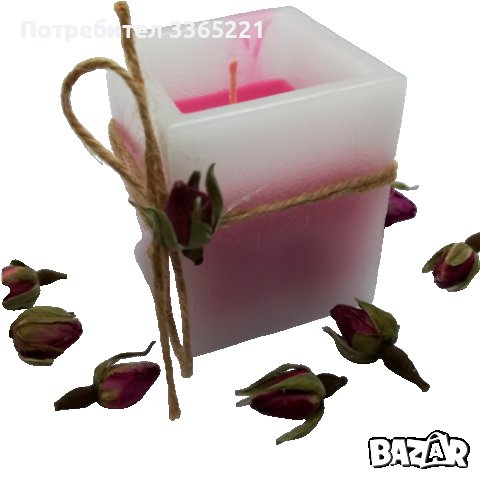  Свещ  куб, снимка 2 - Други - 37928839