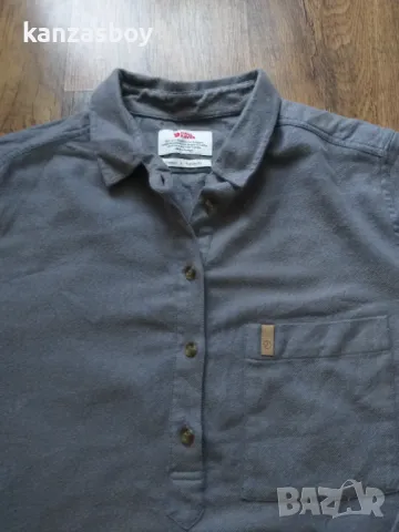 Fjällräven Kiruna Winter LS skjorte W - страхотна дамска риза КАТО НОВА Л, снимка 2 - Ризи - 47453825