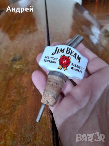 Стар дозатор за бутилка Jim Beam, снимка 3 - Други ценни предмети - 43732417