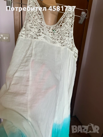 Рокля омбре на Benеtton, размер S/M, снимка 9 - Рокли - 51667100