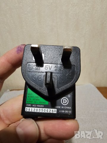 Оригинално зарядно за Sony PSP Slim & Light charger POWER SUPPLY ADAPTER 5V 1500mA playstation