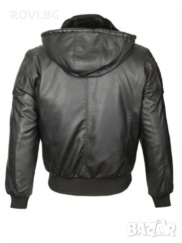 Мъжко зимно кожено яке - 3221 M-3XL, снимка 6 - Якета - 26902179