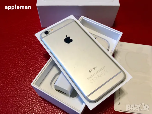 Apple iPhone 6 64Gb Silver Фабрично отключен Батерия 100%, снимка 5 - Apple iPhone - 49715472